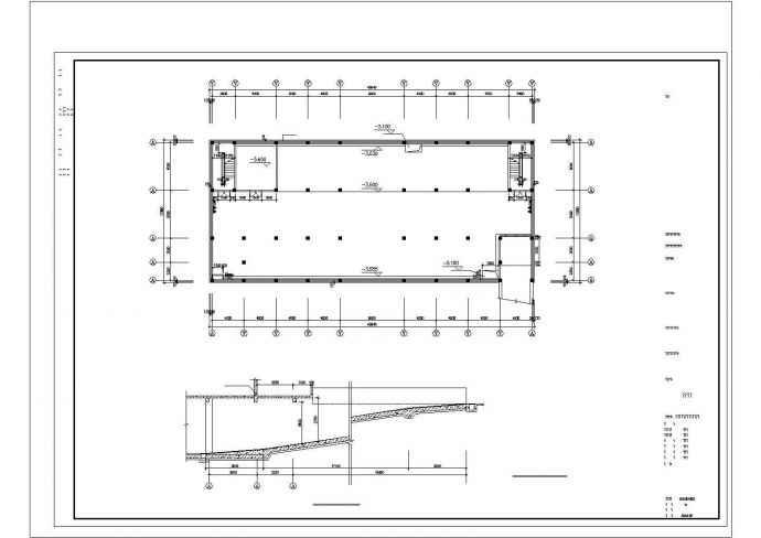 会所设计施工图（地上三层地下一层 总建筑面积3003平方米）_图1