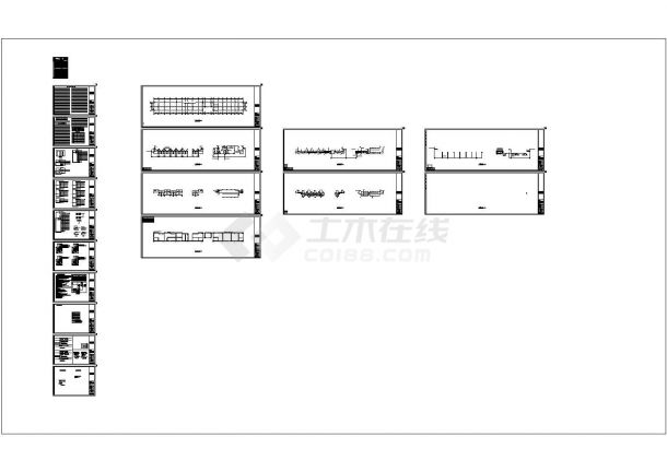 某小区S6#S7#电气CAD施工图纸-图一
