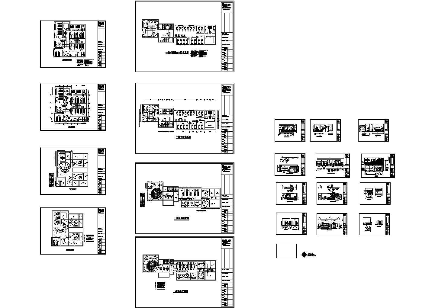 某养身馆室内设计cad施工图