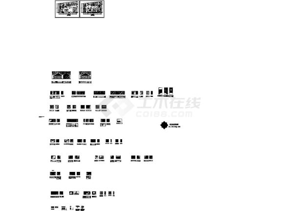 [深圳]某知名美容美发SPA会所室内装修设计施工图-图二