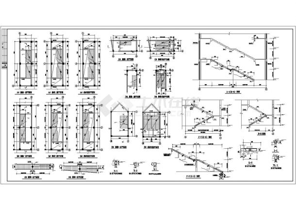 某国际学校教学楼及综合楼结构设计CAD图纸-图一