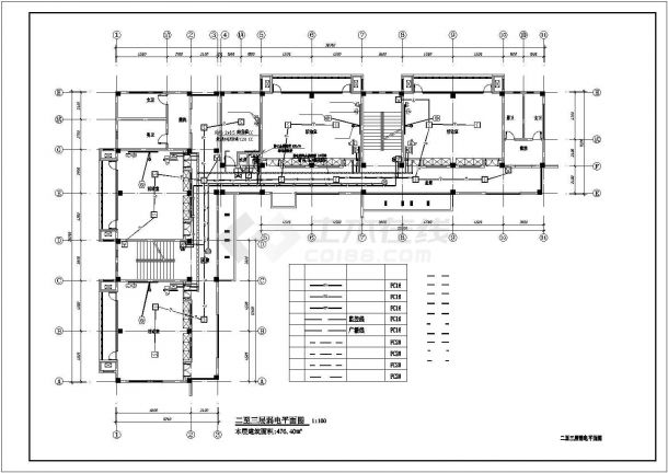 [重庆]11班3层幼儿园电气设计施工图（最新设计）-图二