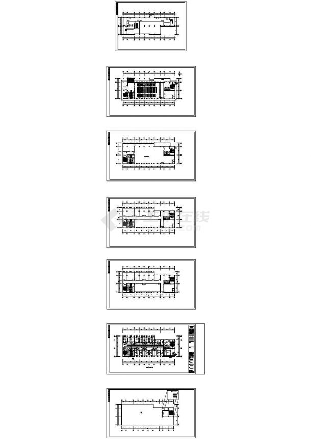 图书行政楼-电气CAD设计施工图纸完整大样图平面图-图一