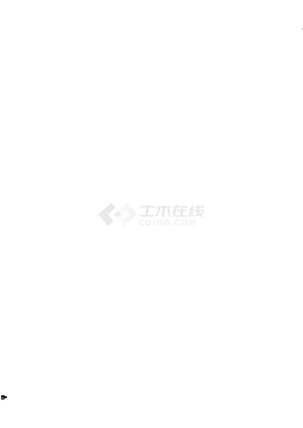 河北某小区室外全套给排水施工设计cad图（含材料表）-图一