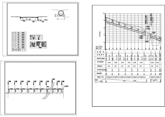 江西某小区室外全套排水施工设计cad图纸（含给排水系统图）_图1