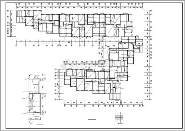 某地区长69米 宽48.6米 8层砖混J形住宅楼结构施工图（设计说明）-图二