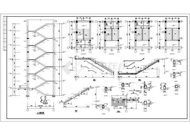 长69.18米 宽17.9米 6层L形砖混单元住宅楼结构施工图（设计说明）-图一