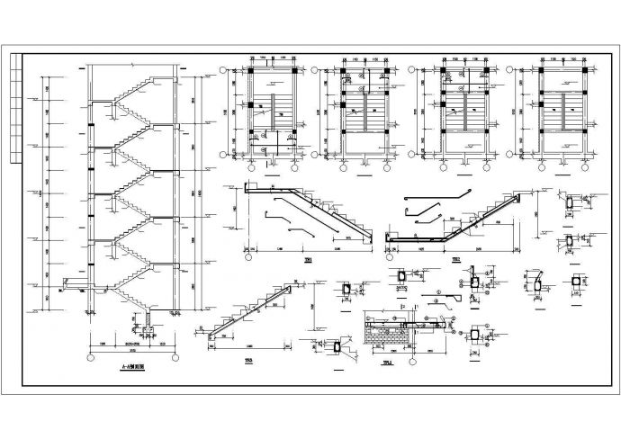 长69.18米 宽17.9米 6层L形砖混单元住宅楼结构施工图（设计说明）_图1