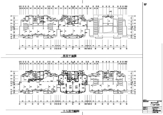 沈阳市某安置小区18层框架结构住宅楼给排水设计CAD图纸_图1
