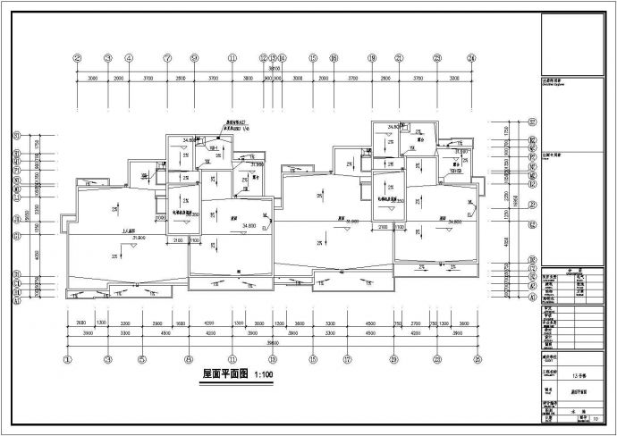 西宁市某小区11+1层框架结构住宅楼全套给排水设计CAD图纸_图1