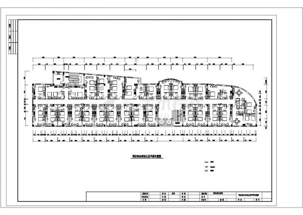 阿拉商务宾馆四、五层装修设计cad全套施工图（甲级院设计）-图二