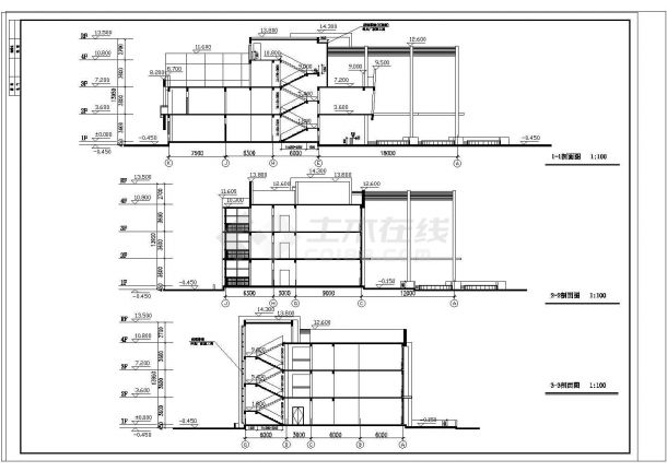 某地三层幼儿园（3035㎡）设计cad全套建筑施工图（含建筑设计说明书）-图二
