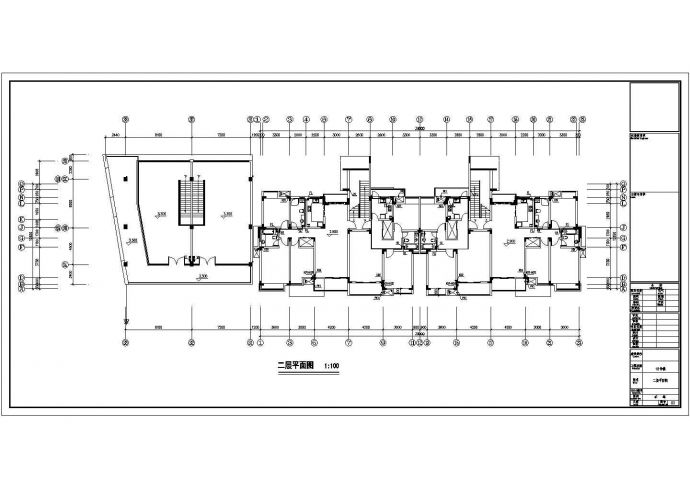 南通市某小区7层混合结构住宅楼给排水设计CAD图纸（含跃层）_图1