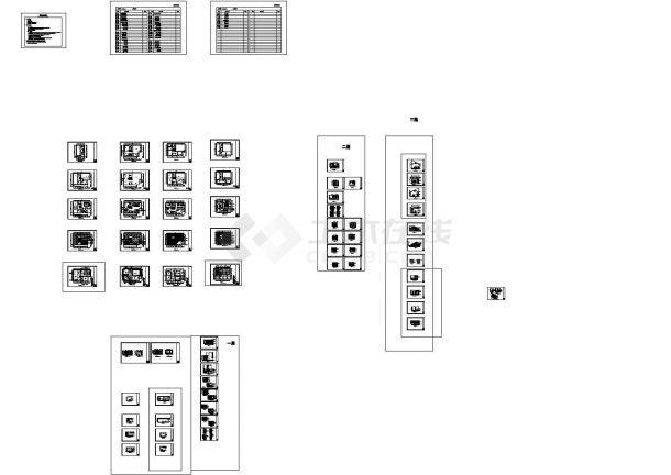 三层别墅装修图cad，附效果图设计-图一