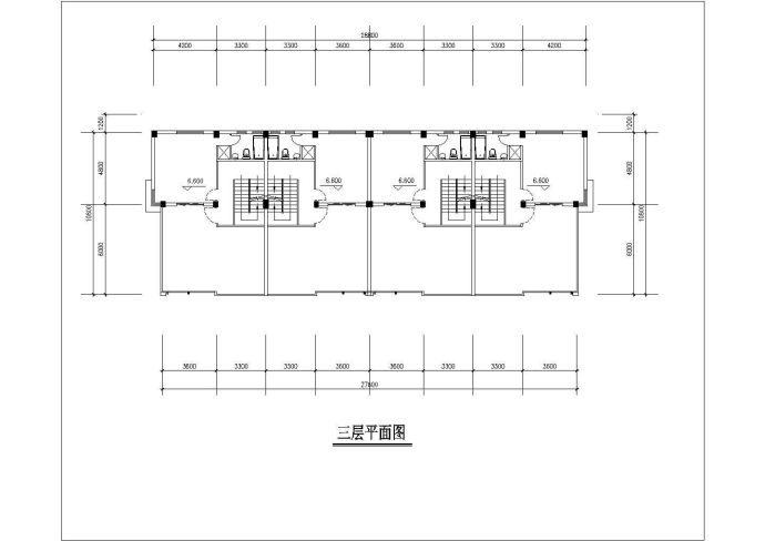 27.60&10.80米多层建筑设计图_图1