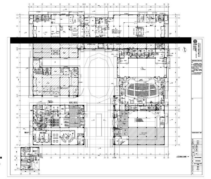 某博物馆供暖通风空调系统设计施工cad图纸_图1