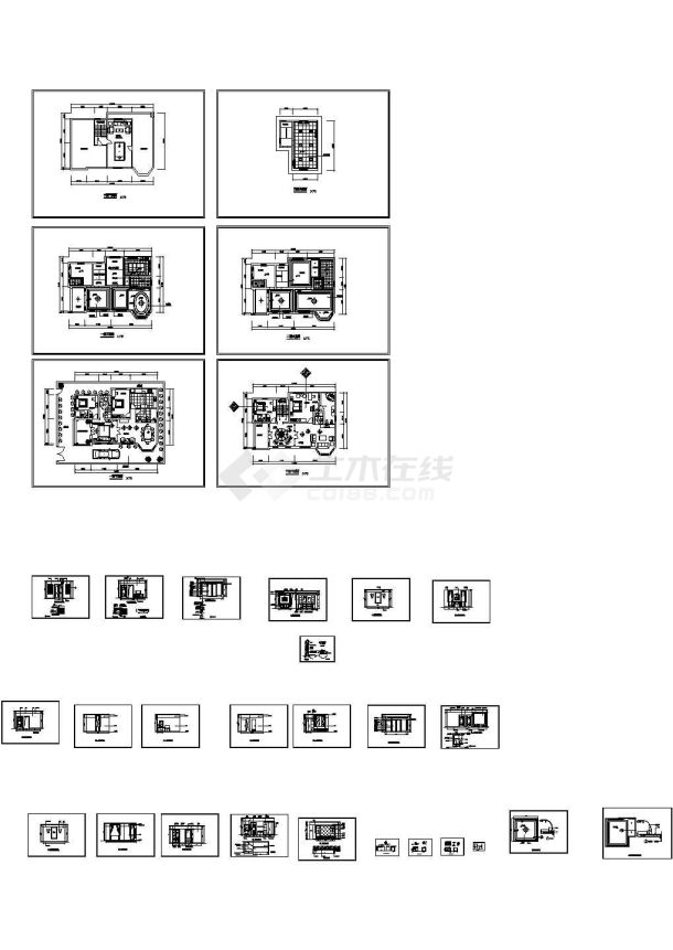 某简欧三层别墅装修图-图一