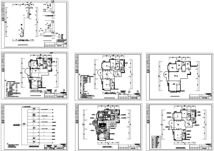 独立小型别墅施工图设计_图1