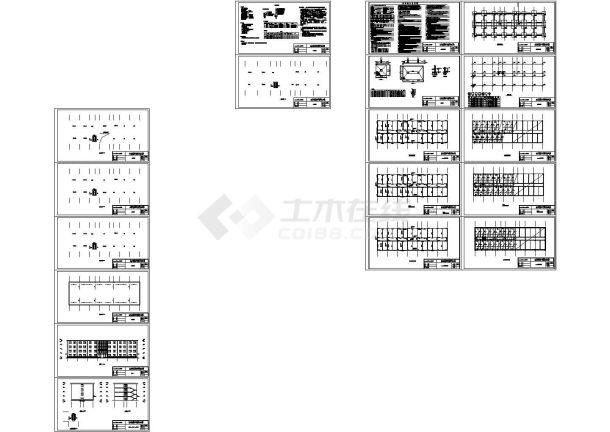 办公楼设计_[学士]某办公楼建筑结构设计图全套 cad-图一