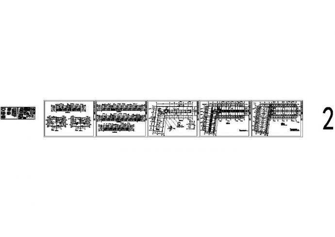 [宜昌]某商贸物流中心二层沿街商铺建筑施工图（2号楼）_图1