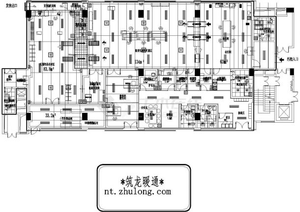 某医院暖通初步设计图，6张图纸。-图一