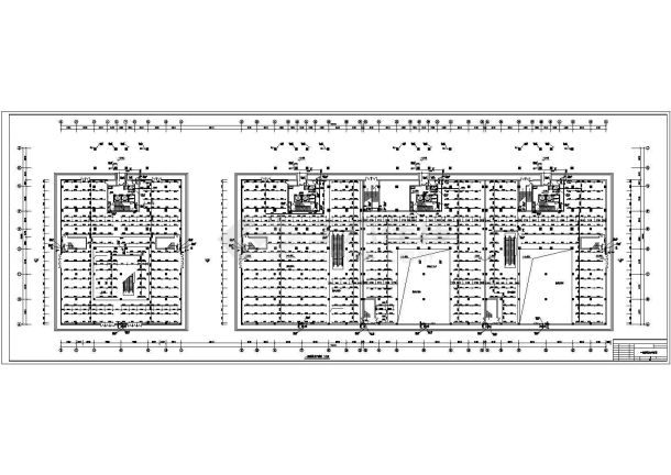 某高层商住两用建筑给排水设计CAD图-图二