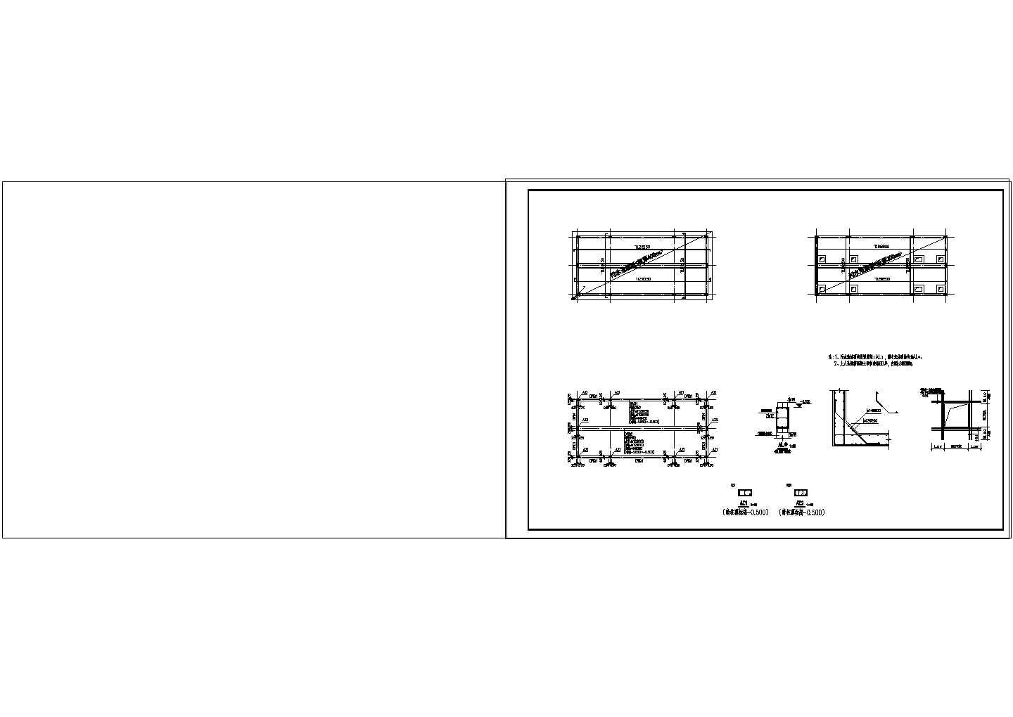 医院污水处理池结构图CAD