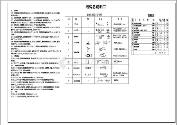 2021独立柱三面广告牌施工图-图二