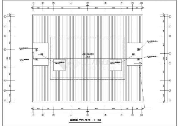 [安徽]体育馆电气施工CAD图（含智能化系统）新设计-图一