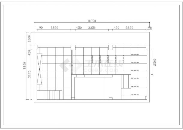标准住宅套房CAD设计方案图-图二