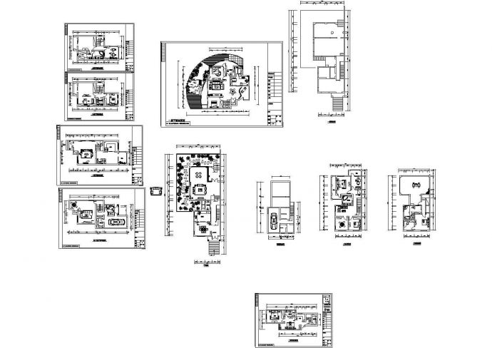 【福建】某中式风格建筑工程全套CAD平面方案图_图1