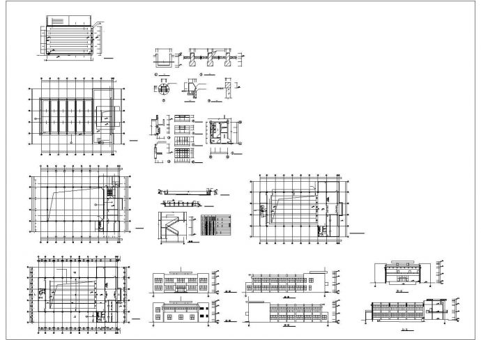 某地区的长46米 宽31.2米 2层游泳馆建筑施工图_图1