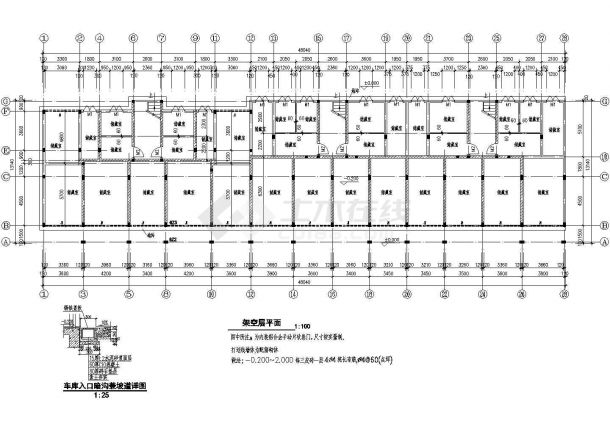 南京市某小区6层混合结构住宅楼建筑设计CAD图纸（不含半地下室）-图一