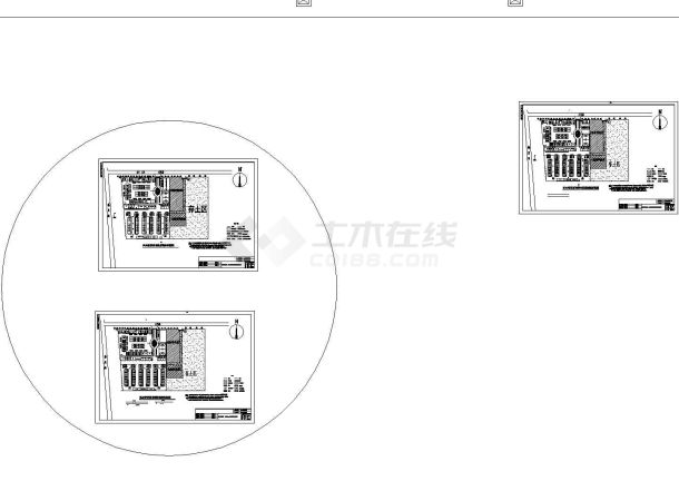 某住宅小区工程施工现场平面布置图-临建-图一