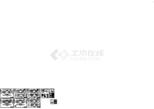 [武汉市]某公司三层办公大楼建筑结构水电预算施工图-图一
