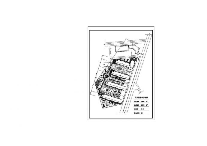 小规划平面图建筑全套cad图，含效果图_图1