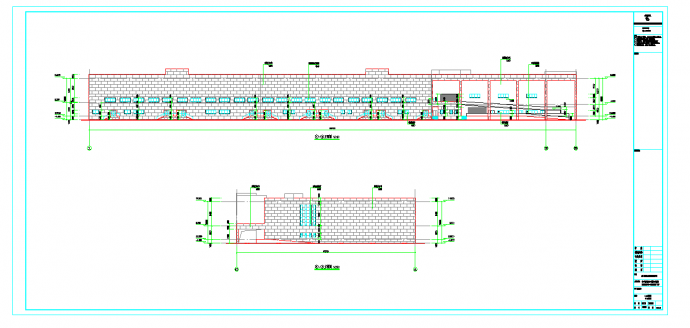 某地多层跨境电商备货物流分拨中心建筑设计cad图纸_图1