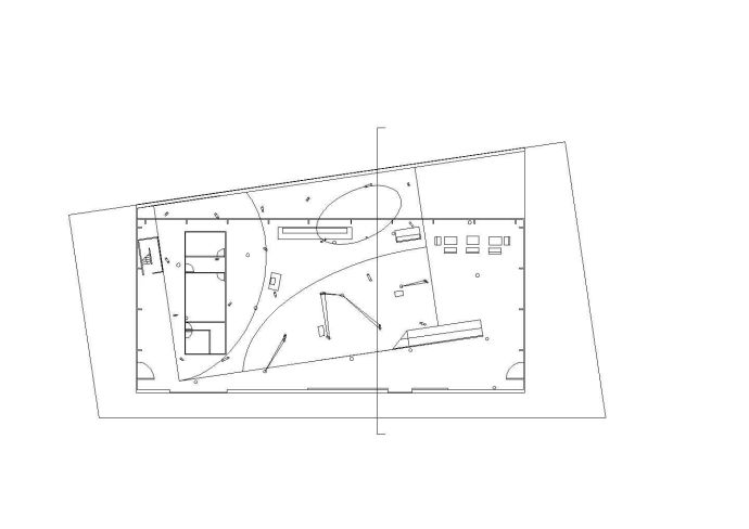北京海淀区某房地产单层售楼处全套建筑设计CAD施工图_图1
