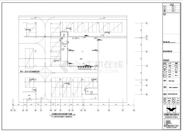 [贵州]某医院改造空调工程施工cad图纸-图二