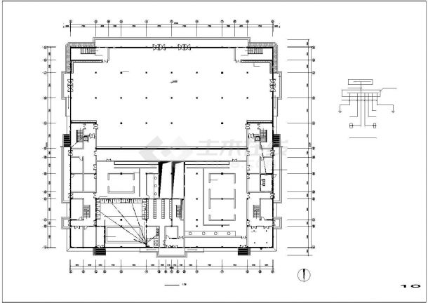 某学校食堂综合楼电气设计施工图-图二