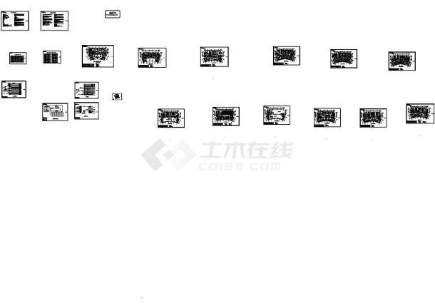 办公楼设计_高层办公楼弱电智能化系统施工图21张CAD-图一