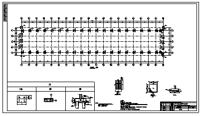 厂房设计_4000平米某单层钢结构广缆加建厂房施工cad图纸_图1