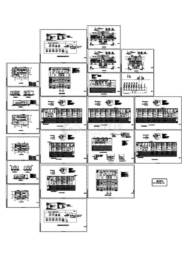 综合商业区强弱电施工图，49张图纸。-图二