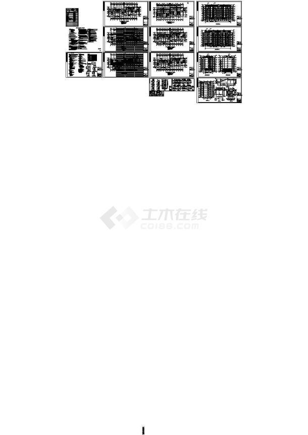 某地高档多层住宅楼建筑设计CAD图-图一