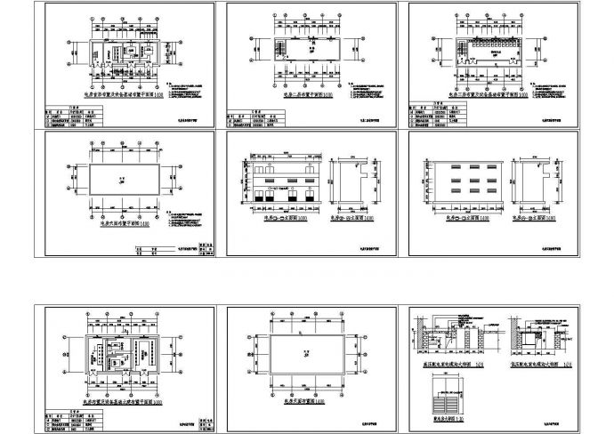 ]某配电房及设备基础布置电气设计CAD施工图_图1