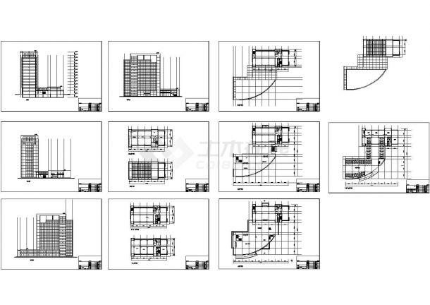 [南昌]某大学科技园十五层办公大楼设计方案图（含效果图）-图一