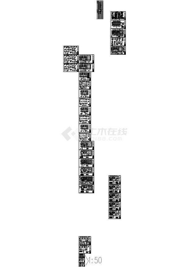 [辽宁]某32层抗震墙结构高层住宅楼结构施工图-图一