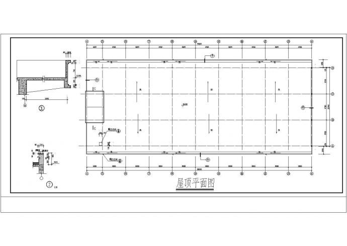 食堂综合楼扩出设计cad图，含施工说明_图1