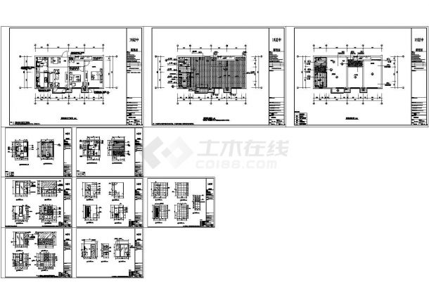 天津某住宅工程三种二居户型精装图-图一