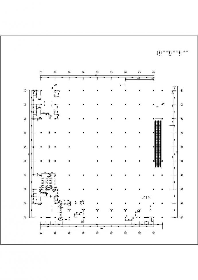 [泰安市]某花园农贸市场建筑方案图（含效果图，设计说明）_图1